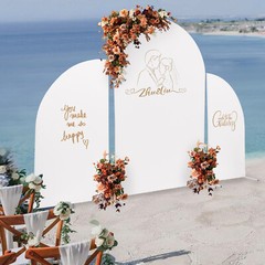 Wedding Arch Backdrop Stand Set Carbon Steel Wedding Stand Background Decoration