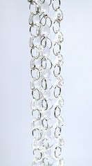 GLASS CRYSTAL GARLAND STRANDS 14MM SQUARE/CIRCLE