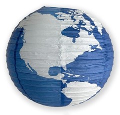 16″ World Paper Lantern