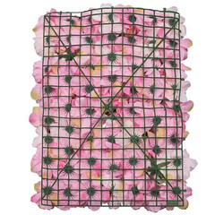 12Pcs Pink Wall Backdrop Panels For Wedding Decor 60x40cm Flower Wall Panels