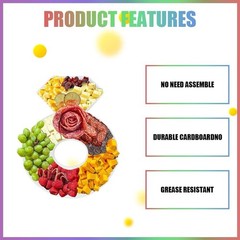 12-inch Cardboard Ring Fillable Decorative Box For Charcuterie