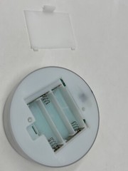 Simplelight 6 Inch White Color Round LED Base Light for Centerpieces 23 LEDs