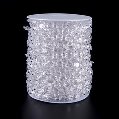 99 Foot Wreath Diamond Chain Acrylic Crystal Bead Wedding Decoration
