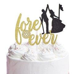 Love Ever Cake Topper for Golf Theme Wedding Party Decorations, Golf Wedding …