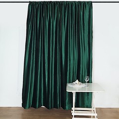 HUNTER GREEN 8 ft Premium Velvet Backdrop Curtain Wedding Booth Decorations