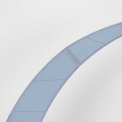 2 DUSTY BLUE Fitted Spandex Half Crescent Moon Arch BACKDROP STAND Events