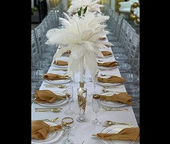 20pcs Natural 1012inch 2530cm Ostrich Feather Feathers Feather for Wedding Centerpieces…