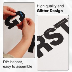 BEISHIDA 116 PCS A-Z DIY Letter Banner Kit Make Your Own Banner Including 111…