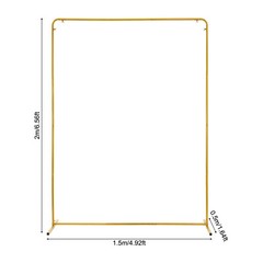 Party Wedding Backdrop Rack Prop Stand W/ Cloth Cover Event Decoration Shelf DIY