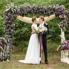 Heavy Duty Wedding Backdrop Stand Party Background Drape Support Adjustable Kit