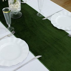 5 12×107″ Premium Velvet Table Runners Wedding Linens Decorations Catering