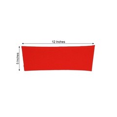 10 Red Spandex STRETCHABLE CHAIR SASHES Wedding Party Decorations SALE
