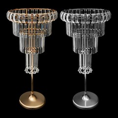 4 Tier Acrylic Flower Stand 32.28inch Tall Wedding Centerpieces Flower Stand