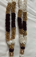 Artificial silk garlands. Lot of 6 .