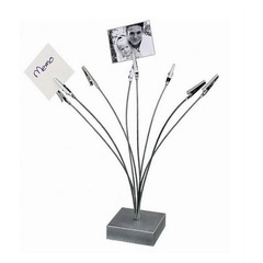 8-Branch Family Tree Picture Frame Holder, Card Photo Clips Holder Desk Stand…