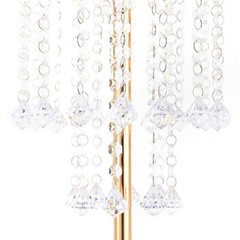 2Pcs 21.9 in Crystal Flower Vases Wedding Centerpieces Table Flower Vases SALE