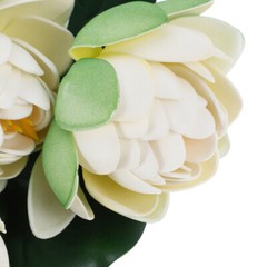 2 Pcs Artificial Plants Water Lily Flowers Simulation Lotus Decoration Bride
