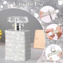 Pearl Rhinestone Ribbon Roll,White Gems Rhinestone Tape Style 01:White Pearls