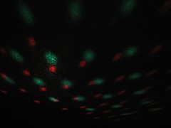 LED Lights Rotating Hanging Disco Ball Party Light VGC