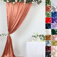 8×10 feet Satin Curtain Wedding Photography Backdrop Panel Party Decorations