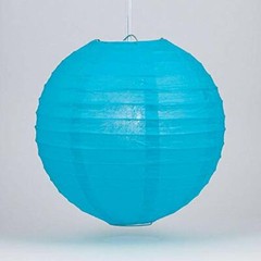 Quasimoon PaperLanternStore Decorative Paper Lantern – (10-Pack, 4-Inch, Turq…
