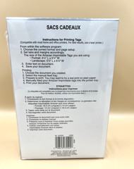Amscan Favor Bag Kit 50 Bags, Ribbons & Tags All Occasions Factory Sealed