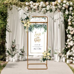 Wedding Arch Metal Backdrop Stand Balloon Flower Birthday Party Garden Decor
