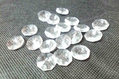 500+ Clear .5 inch Acrylic Diamonds – Table Confetti for Weddings (MC256)