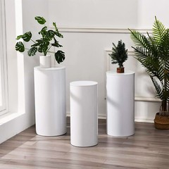 3Pcs 5Pcs Spliced Cylinder Pedestal Stands Column Tables Display Plinth Pillars