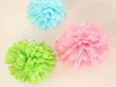 6x 30cm paper pom poms balls wedding birthday party baby shower party decoration