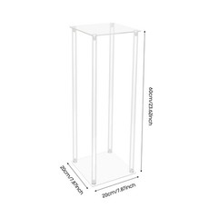 Acrylic Wedding Flower Stand, 10Pcs Clear Acrylic Flower Stands