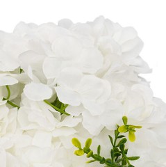 6pcs 15*15in White Artificial Flower Wall Panels Venue Background Floral Decor