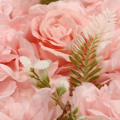 12pcs Artificial Flower Wall Background Silk Rose Mat For Wedding Backdrop Wall