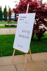Acrylic Wedding Welcome Sign – Personalized Wedding Signs – Reception Signage