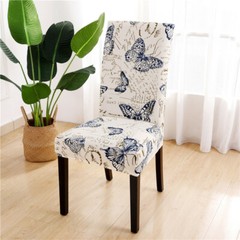 1/2/4/6pcs Print Dining Chair Covers Stretch Chair Protector Seat Slipcover Home