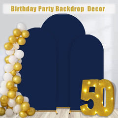 Arch Backdrop Cover Wedding Spandex Fitted Arch Covers,Round Top Chiara Baby Bri
