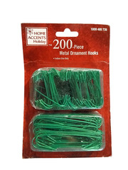 Home Accents Holiday 200-Piece Metal Ornament Hooks 3 packs
