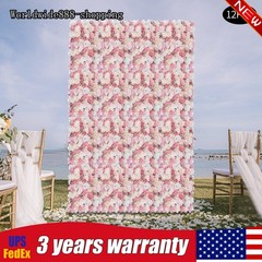 12Pcs Artificial Silk Fabric Flower Wall Panel Banquet Wedding Party Decor