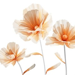 3pc Artificial Flowers Giant Artificial Flower Decoration for Wedding Background