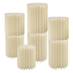 7pcs Foldable Paper Cake Display Stand Cylinder Flowers Stand Decorative Column