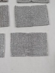 Rhinestone Crystal Elastic Bands Wedding Centerpiece Vase Candle Wrap Accessory