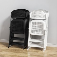 Ytaoka Folding Chair White Foldable Chair with Breathable Mesh Seat and Sturd…