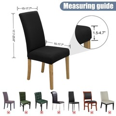 Chair Covers,Dining Room Chair Covers Set of 6,Stretch Kitchen Chair Cover,Wa…