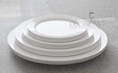 ” OCCASIONS ” 120 Plates Pack, Heavyweight Disposable Wedding Party Plastic P…