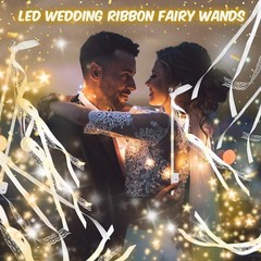 HONLYNE 100PCS Light up Wands for wedding, Wedding White Warm