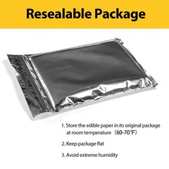 25 pcs Edible Paper 11.7″ x 8.3″ A4 Frosting Sheets Icing Sheets for Cakes Pr…