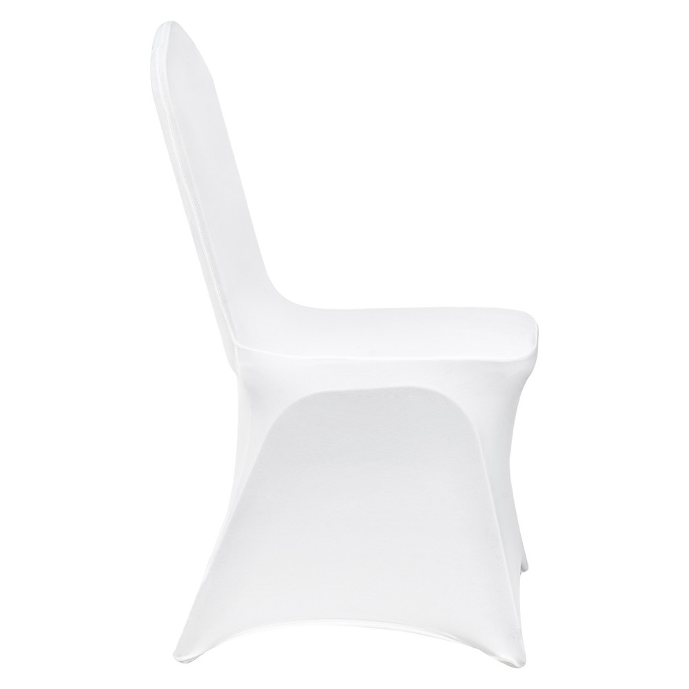 Uimoso 100PCS White Stretch Spandex Chair Covers for Weddings, and Dining
