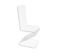 Returned Item 1-Piece Handcrafted Acrylic Chair 16″x17″x40″, Fully Assembled