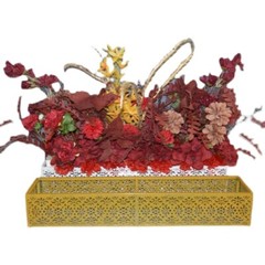 Iron mesh flower channel wedding stage road lead foam board decoration flowers