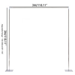 Professional Backdrop Stand Pipe Kit 10’x10’/10’x 20′ Heavy Duty Background Pipe
